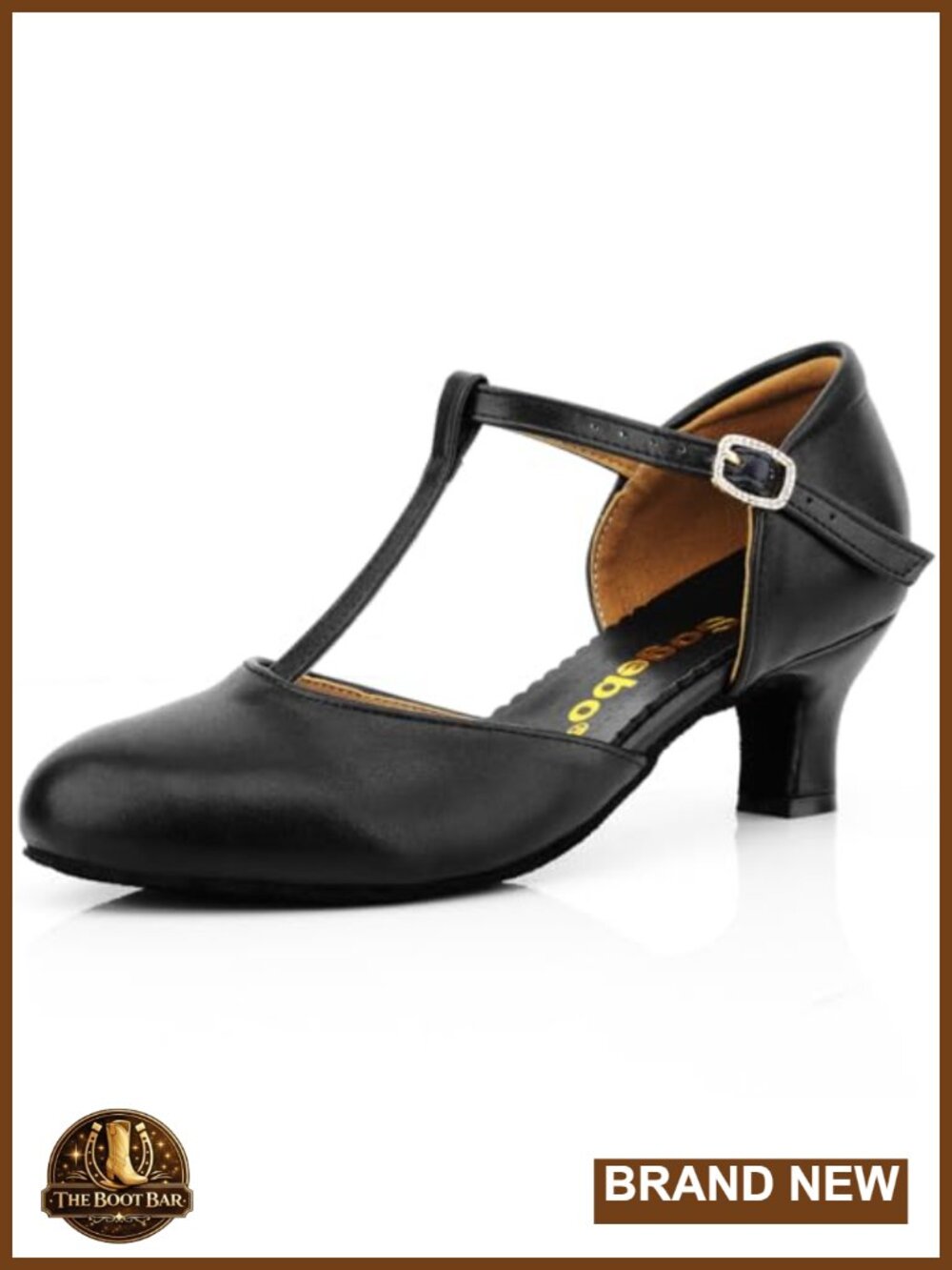 Latin Ballroom Dance Heels T-Strap Character Shoes Wedding Pumps
